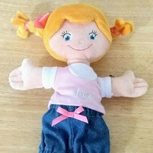 Trudi Rag Doll Girl Stuffed Plush Toy with Pigtail